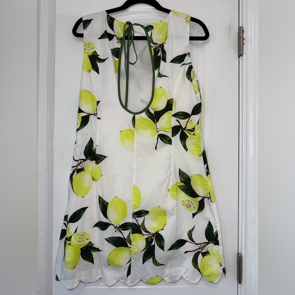 Lemon Scallop Dress - Picture 3 of 9